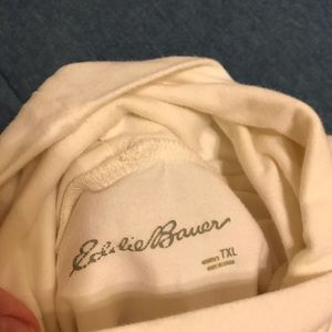 Eddie Bauer (tall xl) cream color turtleneck